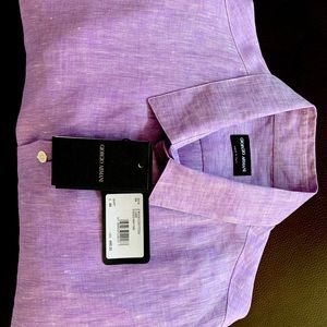 NEW Giorgio Armani Linen Shirt